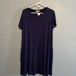 Simple navy dress